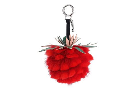 coltorti red fendi pineapple charm|Fendi Women's bag charms .